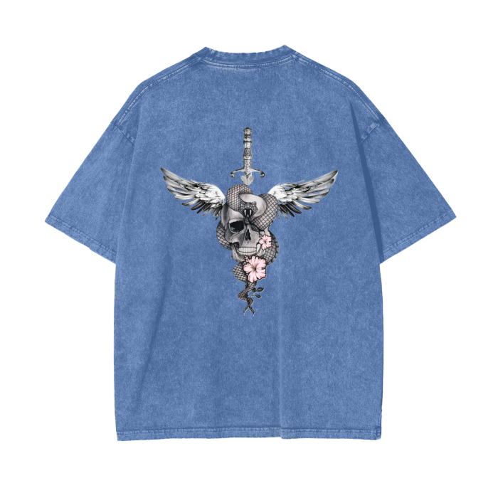 MINI MURDERIN Acid Wash Oversize T-Shirt (NEW COLORS)