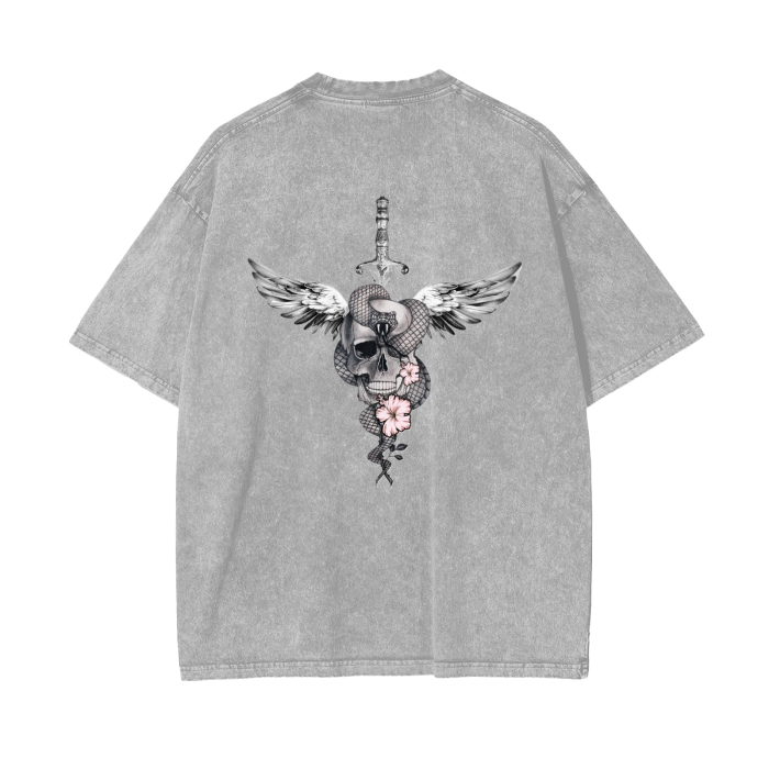 MINI MURDERIN Acid Wash Oversize T-Shirt (NEW COLORS)