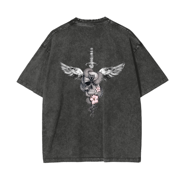 MINI MURDERIN Acid Wash Oversize T-Shirt (NEW COLORS)