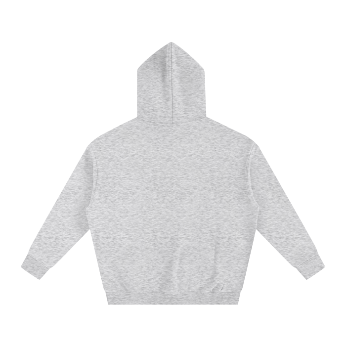 White Wolf & Rose - Oversize Fleeced Hoodie