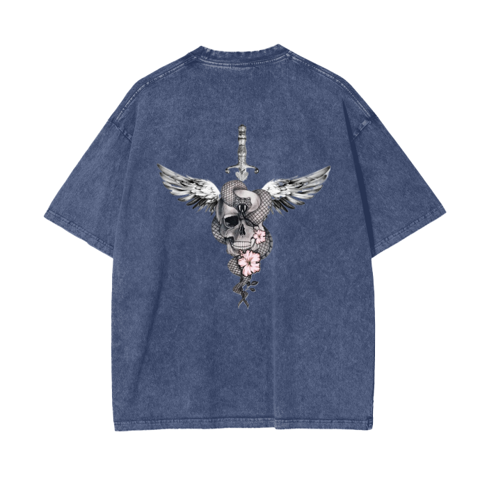 MINI MURDERIN Acid Wash Oversize T-Shirt (NEW COLORS)