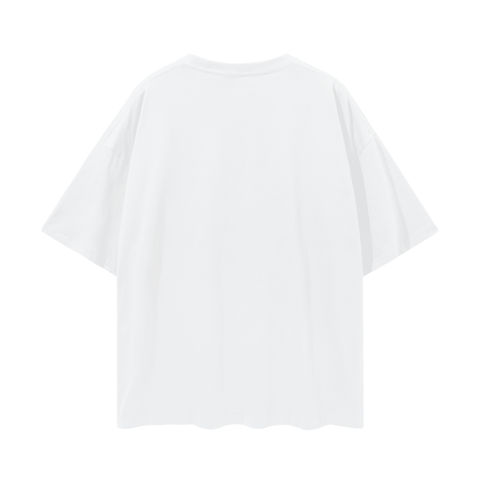 ROSE & WINGS - Oversize Deep Drop Shoulder Tee