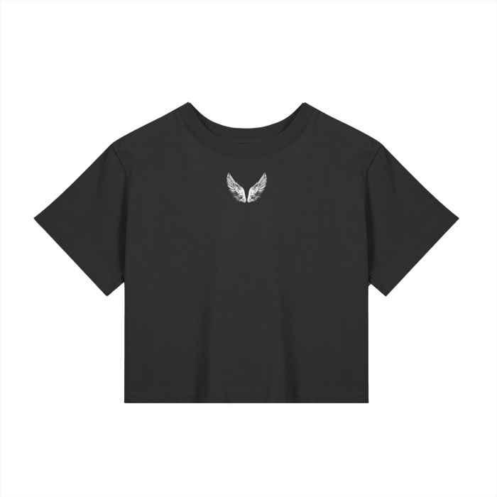 “SIMPLE WINGS” Baby Tee Seamless T-Shirt