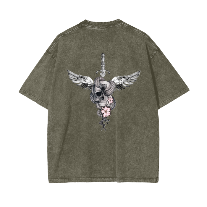 MINI MURDERIN Acid Wash Oversize T-Shirt (NEW COLORS)